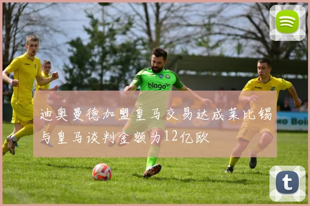 迪奥曼德加盟皇马交易达成莱比锡与皇马谈判金额为12亿欧
