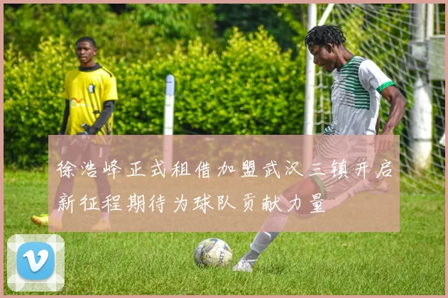 徐浩峰正式租借加盟武汉三镇开启新征程期待为球队贡献力量